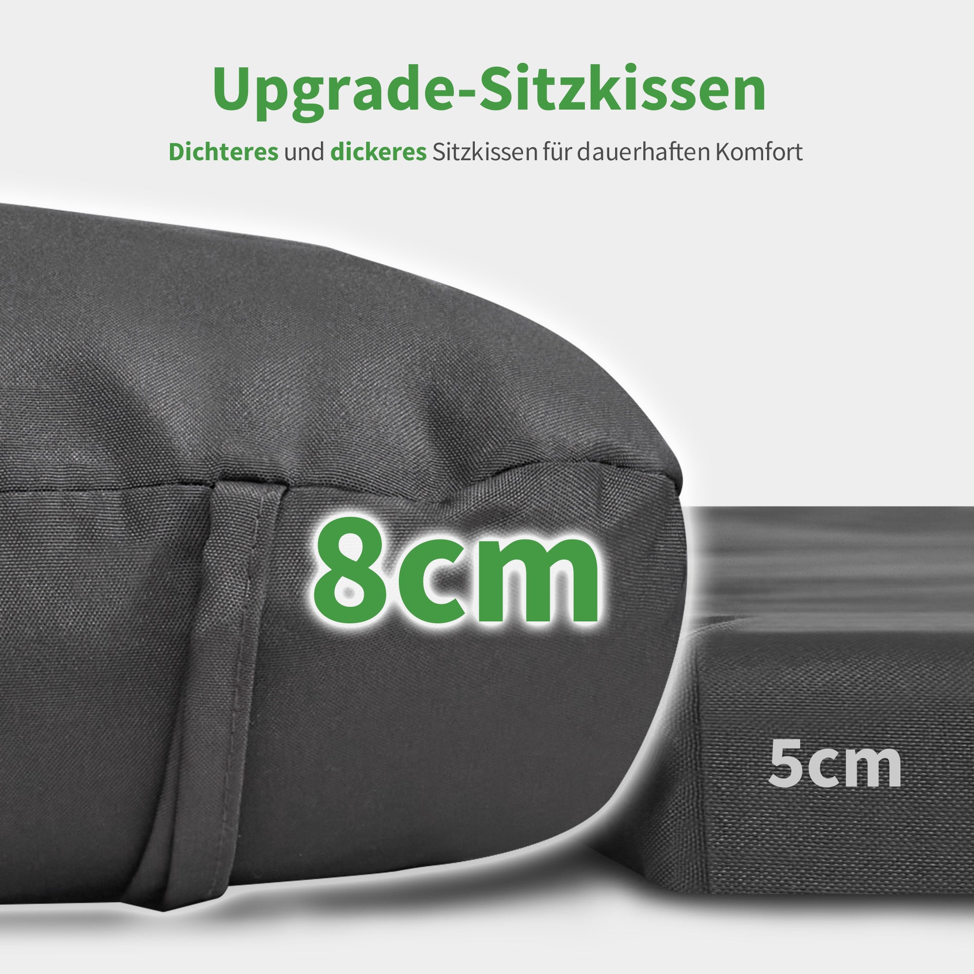 M MCombo 3-Sitzer Pergola Hollywoodschaukel mit Liegefunktion & Gartenpavillon, Gartenschaukel mit Ausziehbarem Sonnendach, 8CM Extradickem Sitzkissen & Silent-Haken, Schaukelbank 4067 (grau)