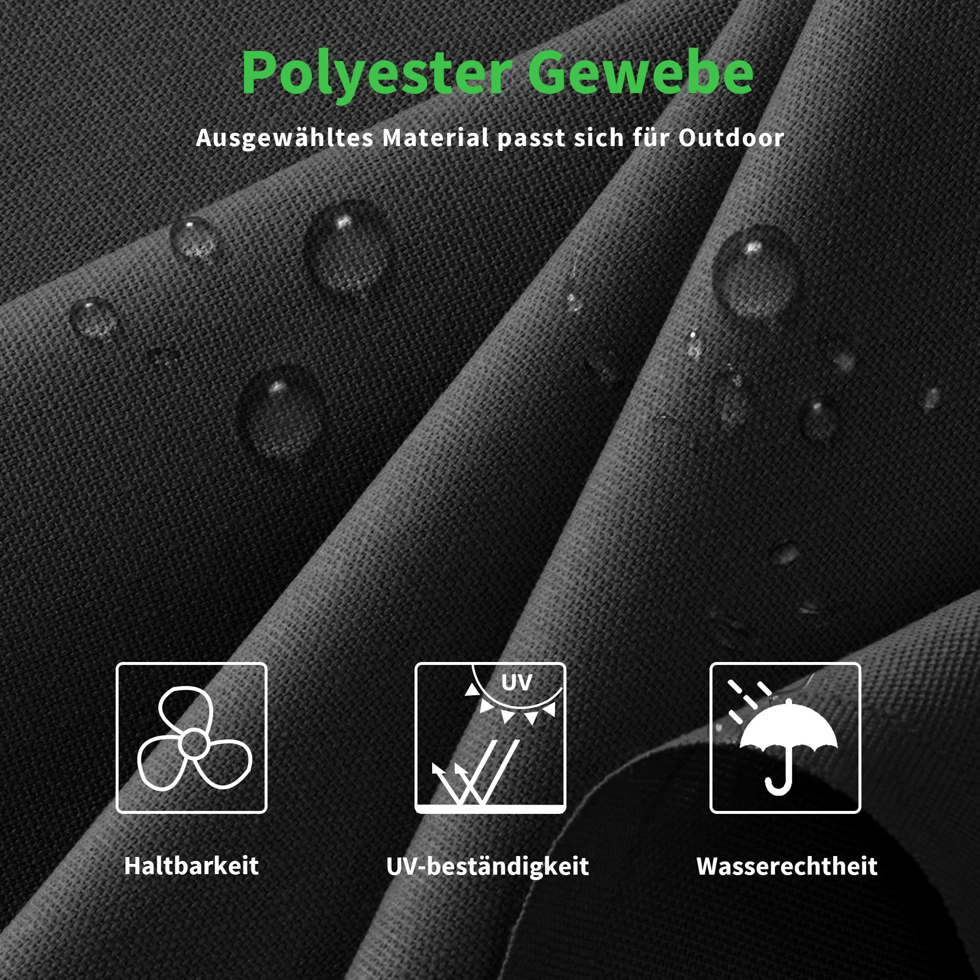 MCombo 3-Sitzer Hollywoodschaukel Gartenschaukel Gartenliege Schaukelbank 8003