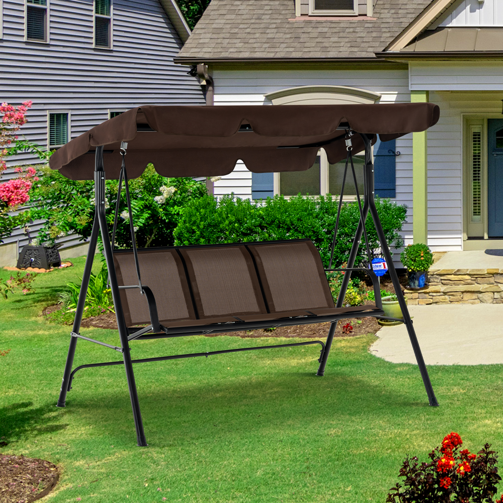 M MCombo 3-seater Hollywood swing garden swing garden lounger swing bench 8007