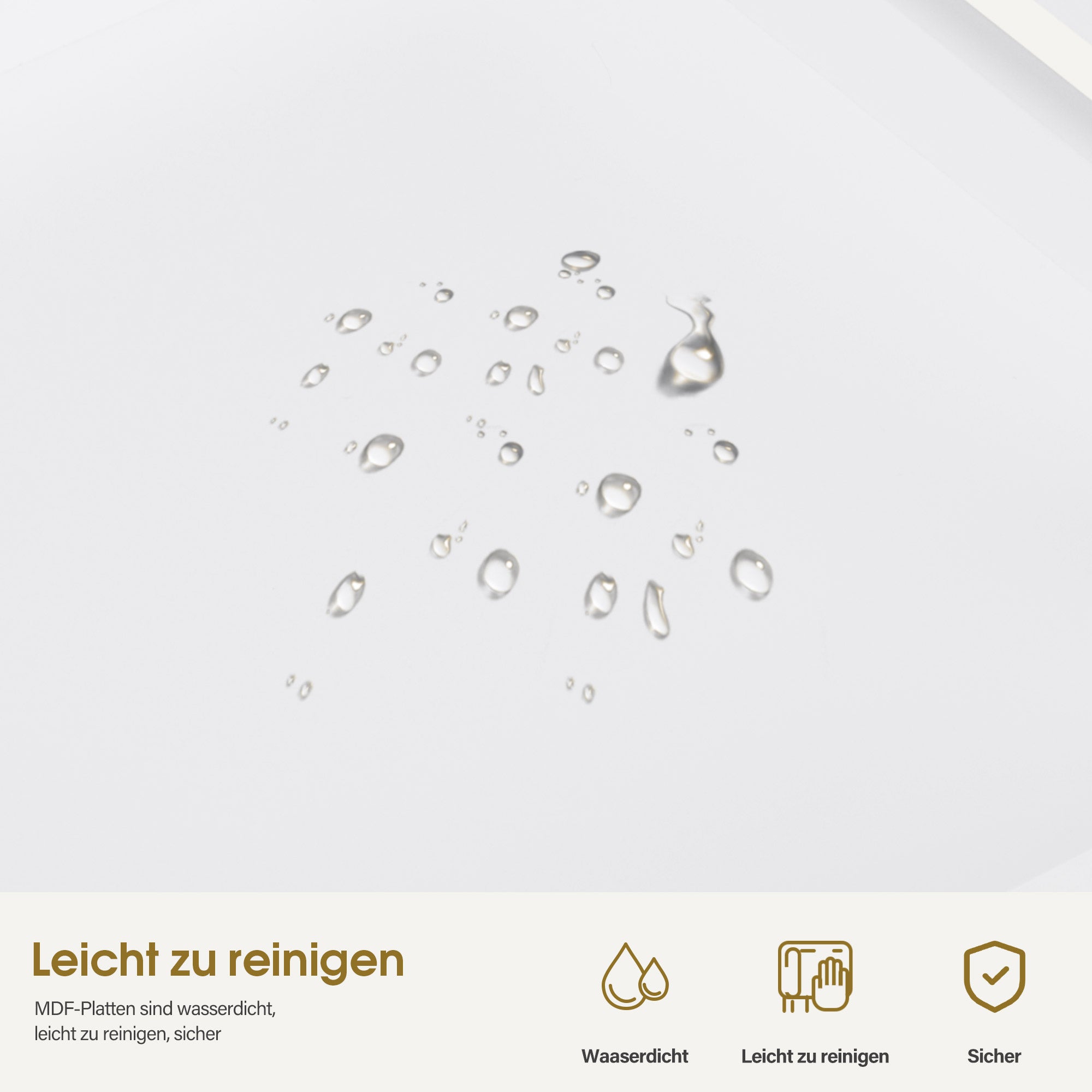 M MCombo Servierwagen mit Rollen, Rollwagen Friseurwagen Weiß, Badwagen Küchenwagen, Salon Trolley mit 3 Ablagen, Moderner Mehrzweckwagen für Schönheitssalon Bad Wohnzimmer, 44,5x40x87cm, 0045