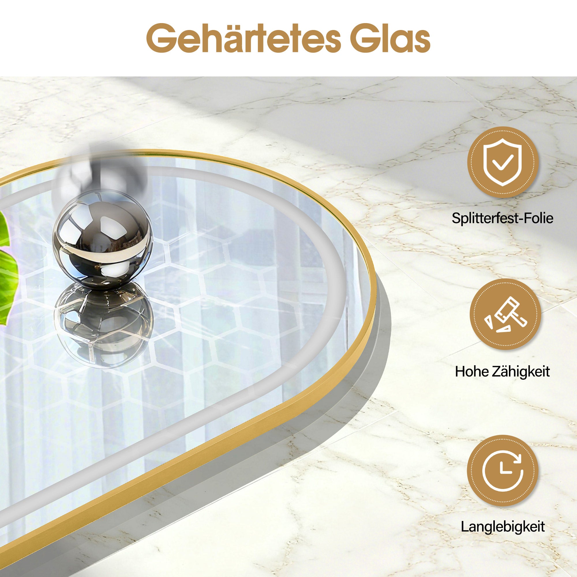 M MCombo Wall Mirror with Lighting, Full-Length Mirror with Aluminum Frame, Large Mirror with Shelf, Touch Switch, 3 Light Colors Dimmable, for Hair Salon, 17x65x177 cm, J6270