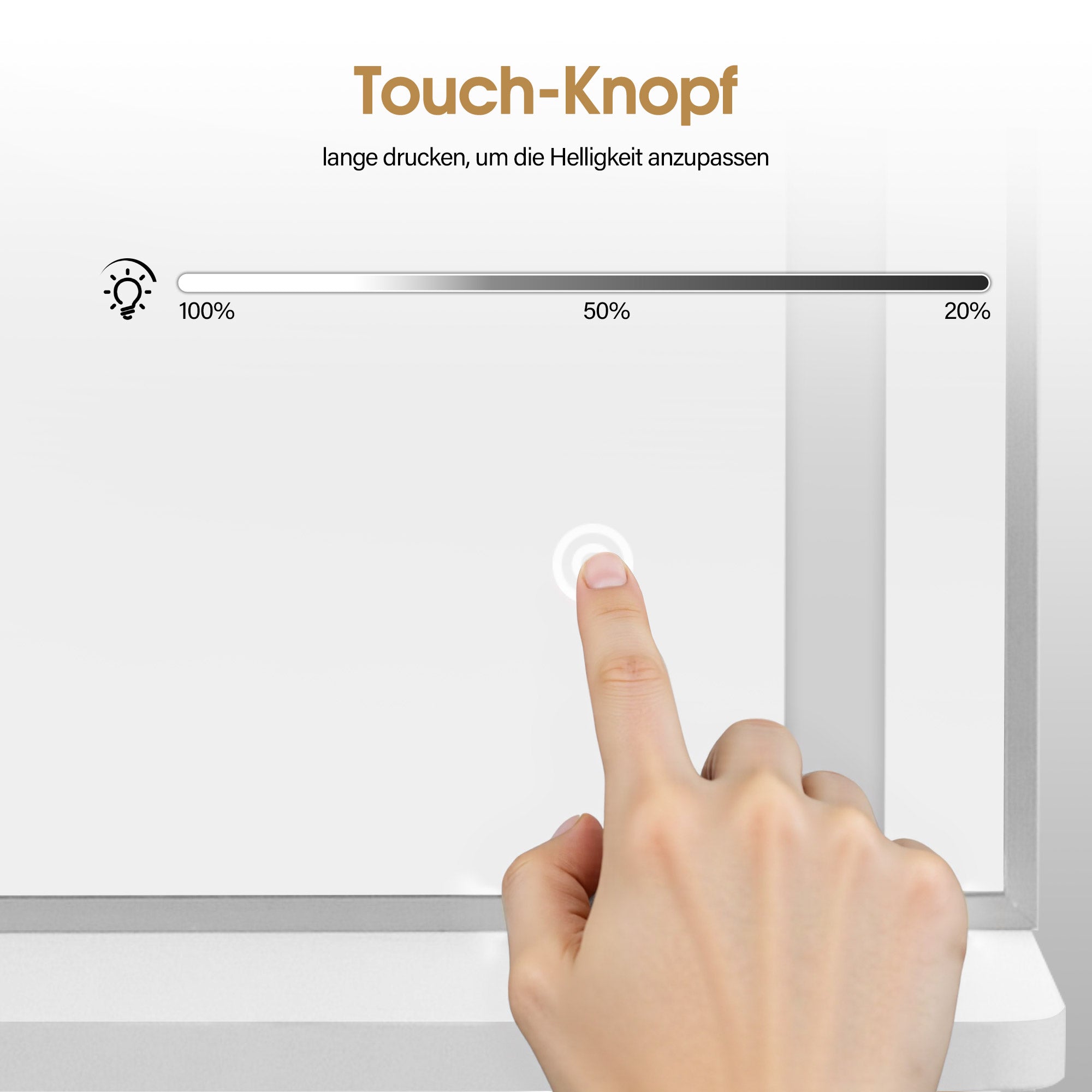 Miroir mural M MCombo avec éclairage intégré, miroir pleine longueur avec cadre en aluminium, grand miroir avec étagère, interrupteur tactile, 3 couleurs de lumière, intensité variable, 17 x 65 x 177 cm, J6271