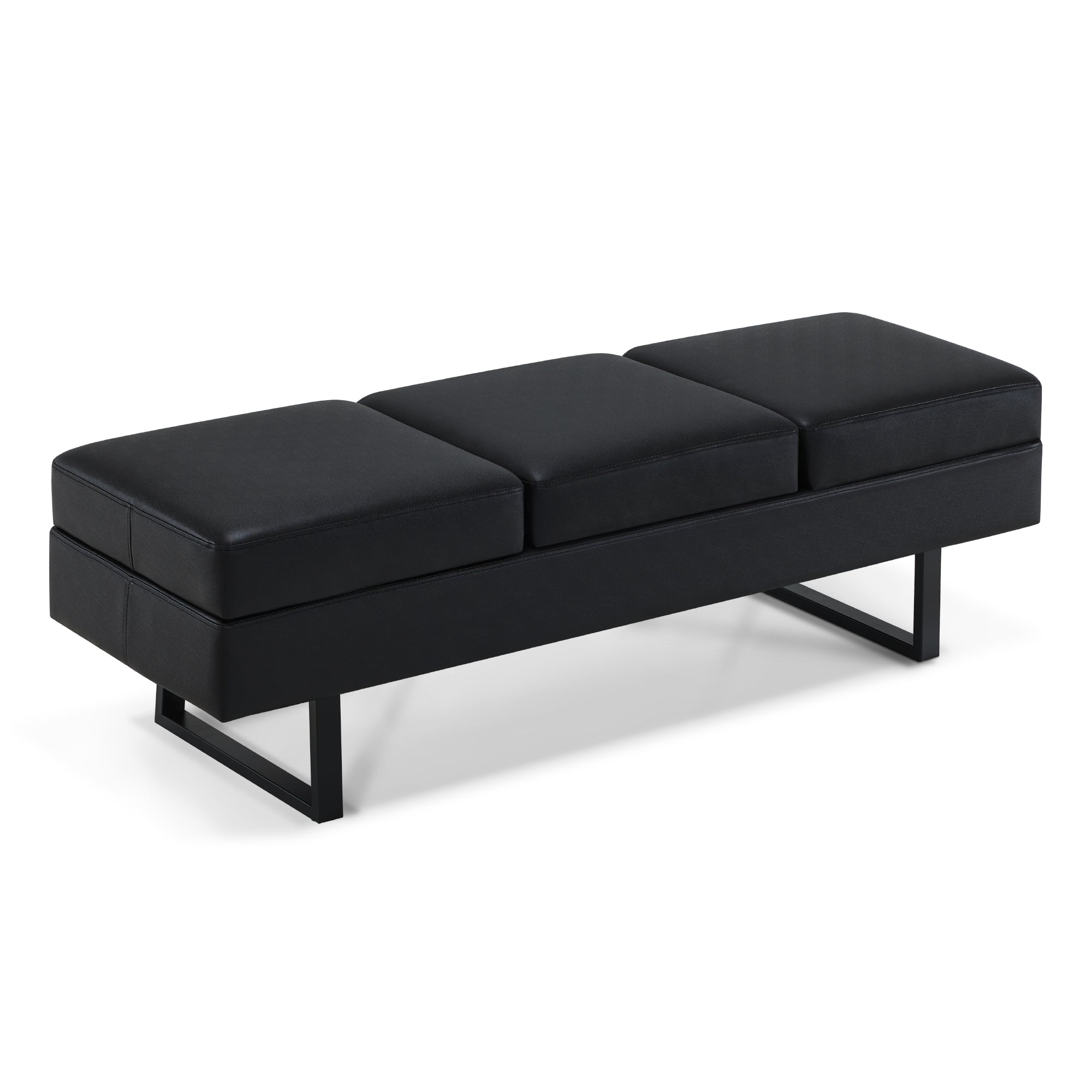 M MCombo 3-seater bench, waiting bench, upholstered bench bedroom, bed bench for living room, shoe bench hallway bench, W513