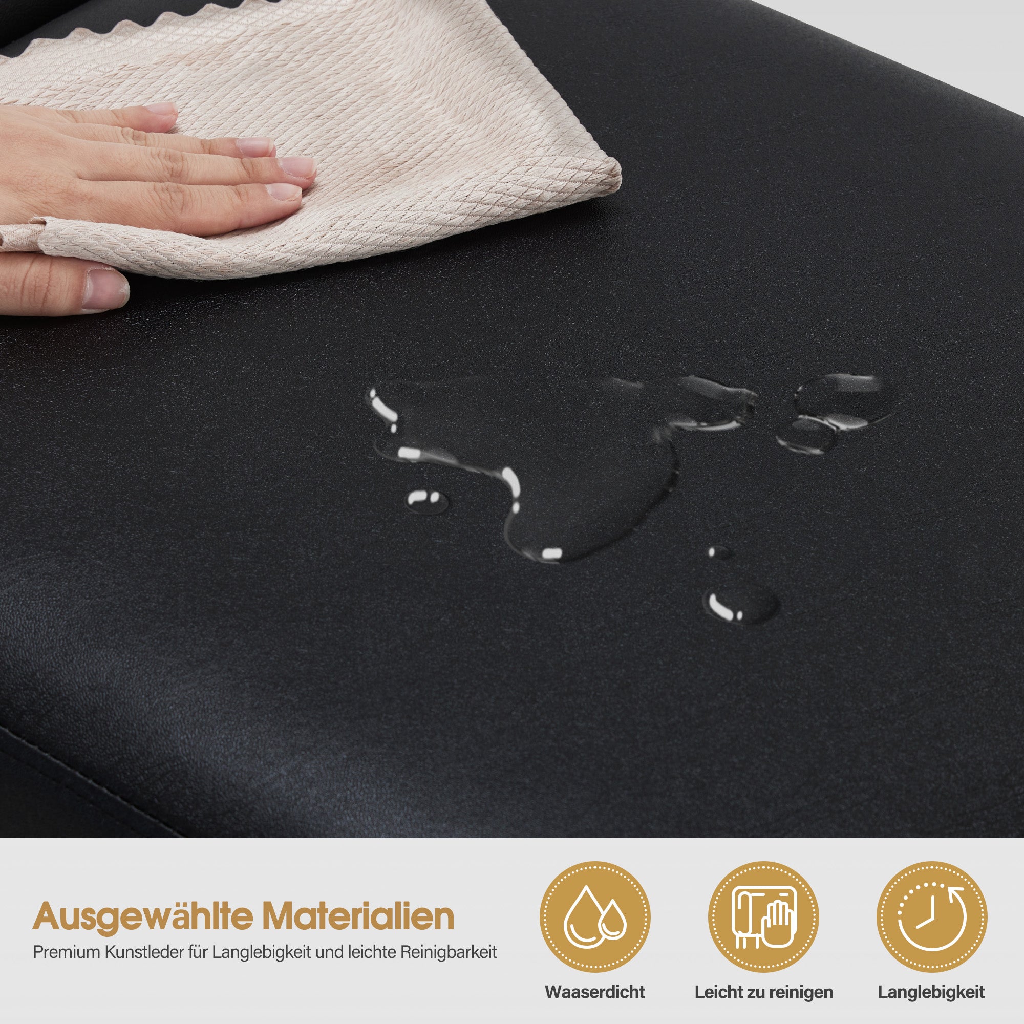 M MCombo 3-seater bench, waiting bench, upholstered bench bedroom, bed bench for living room, shoe bench hallway bench, W513