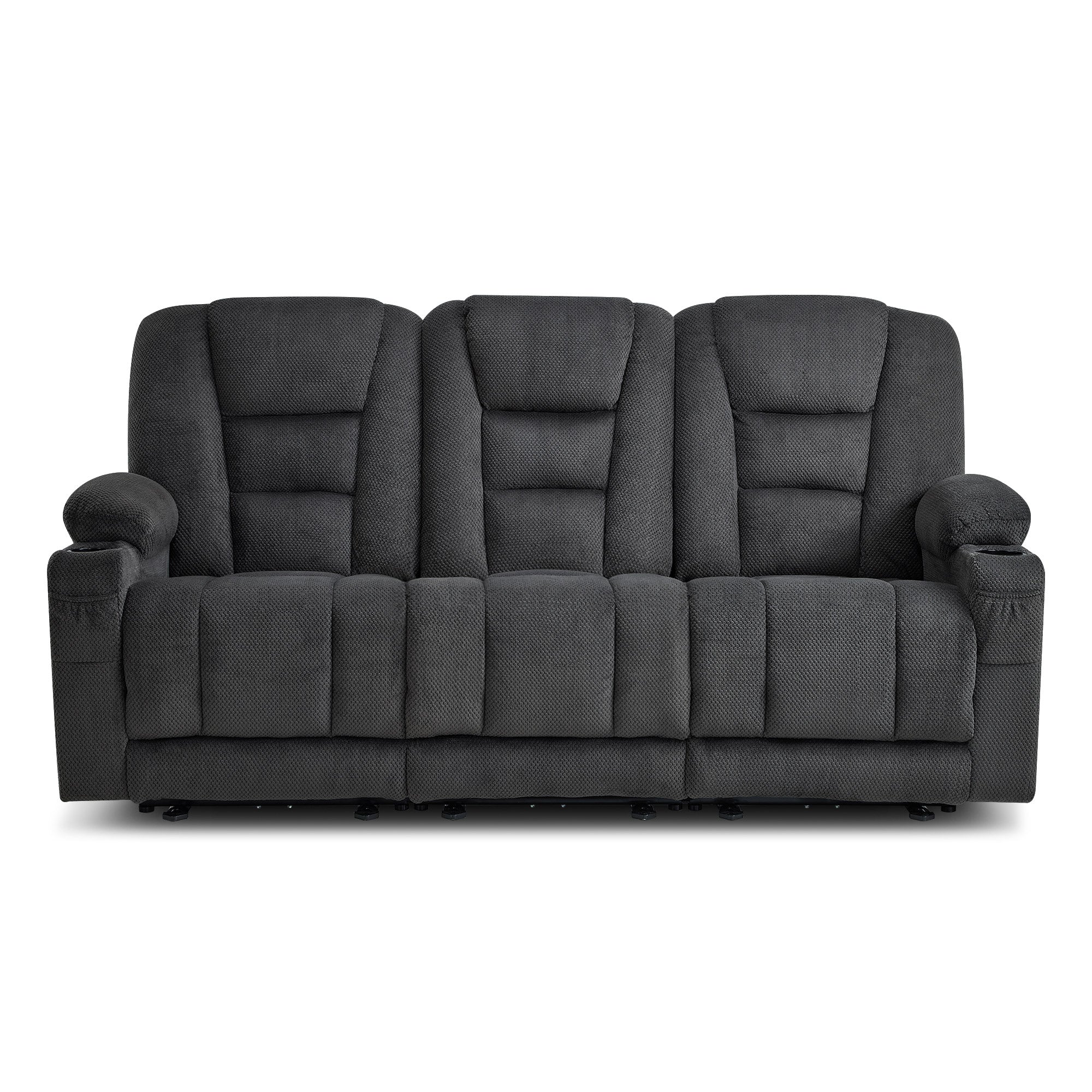 M MCombo Sofa Accessory Replacement Part Middle Seat for Electric 2 Seater Sofa 2S-7009/7009M2, Remote Control & Reclining Function (Grey)