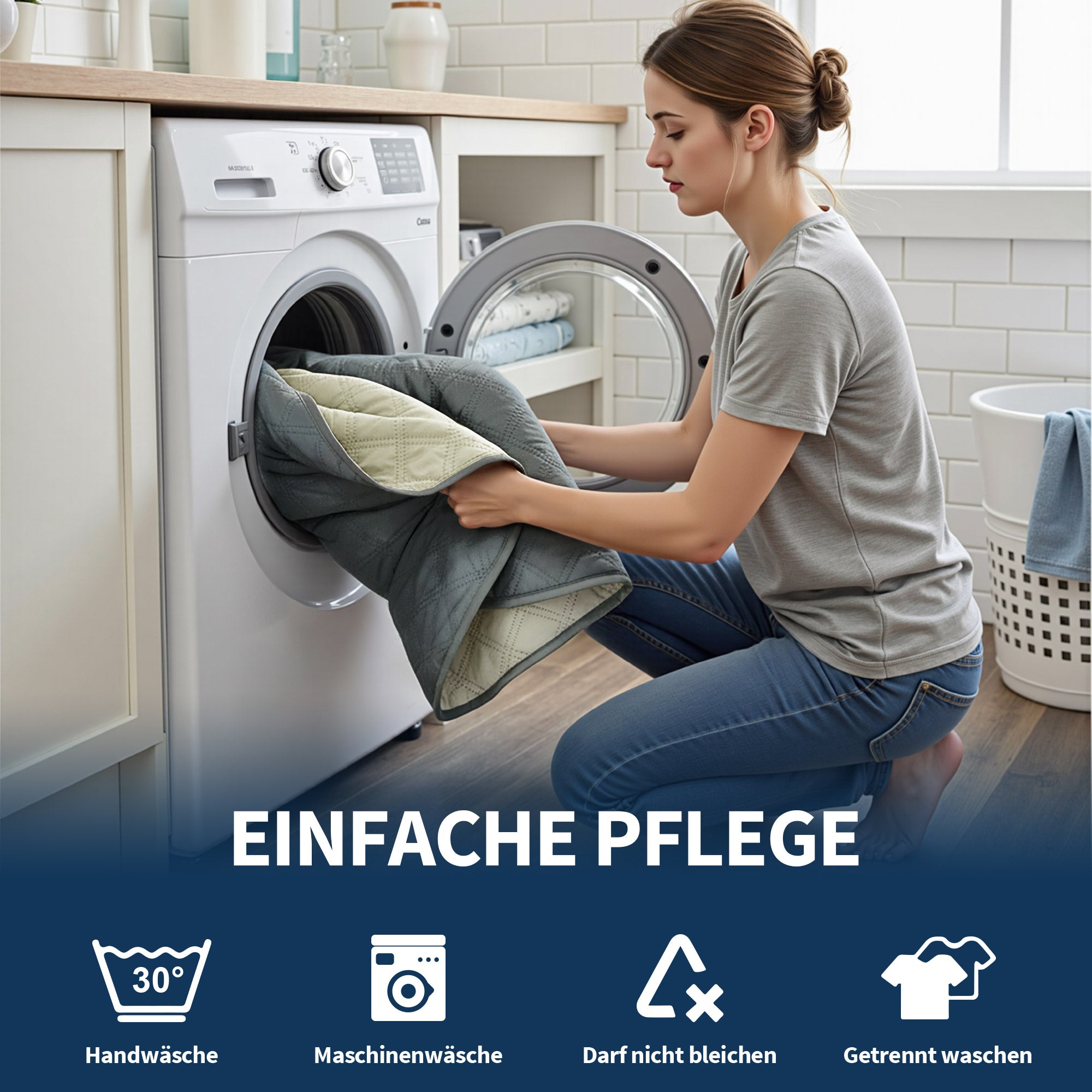 M MCombo Sesselschoner für Relaxsessel, Wasserdicht & Anti-Rutsch, Warmer und Weicher Sesselbezug mit Armlehne & Taschen, Kratzfester Sesselüberwurf Fernsehsessel C1815 (Grau/Samt)