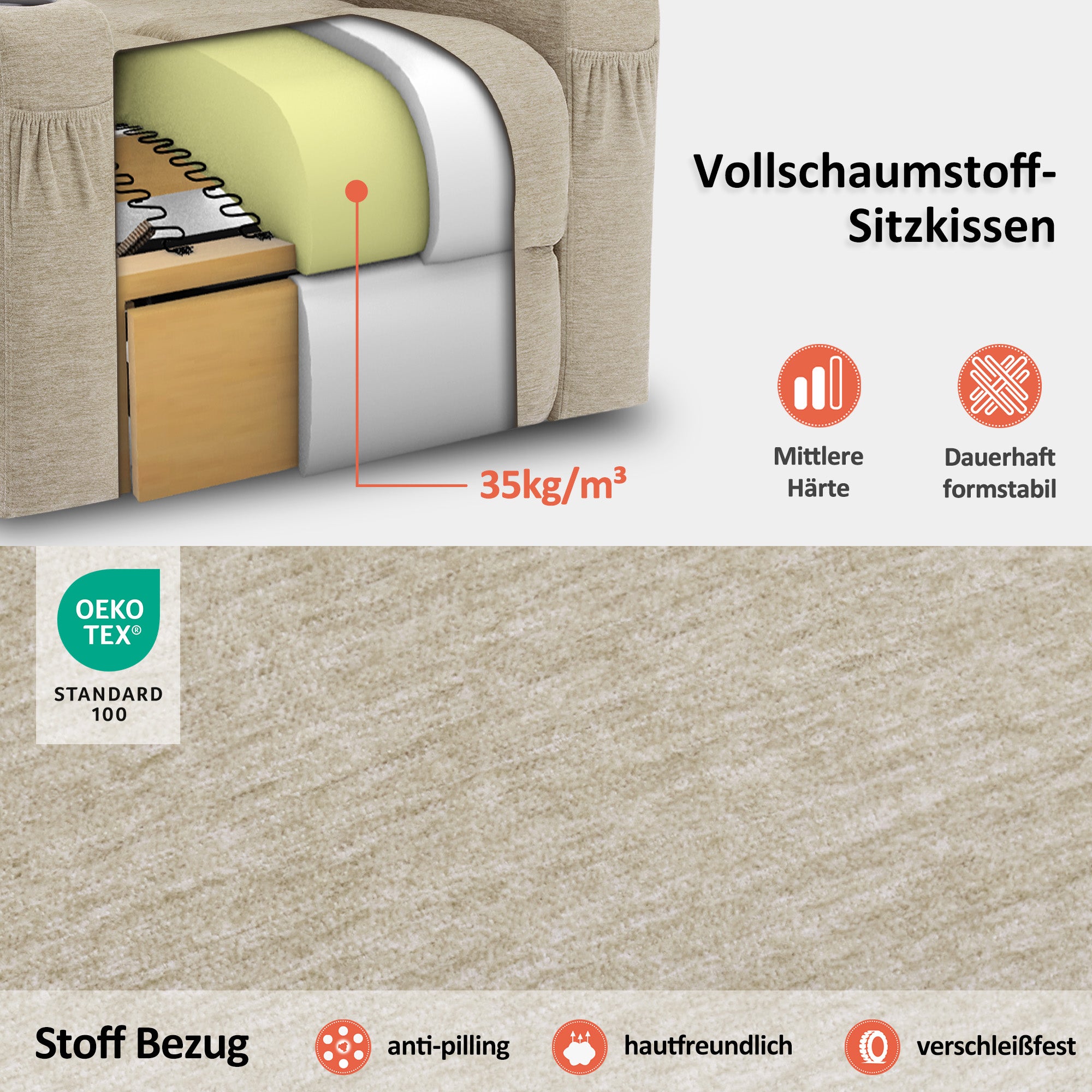 M MCombo relaxation chair with stand-up aid and reclining function 7102, TV chair electrically adjustable, TV chair with massage heat function, for seniors living room, USB