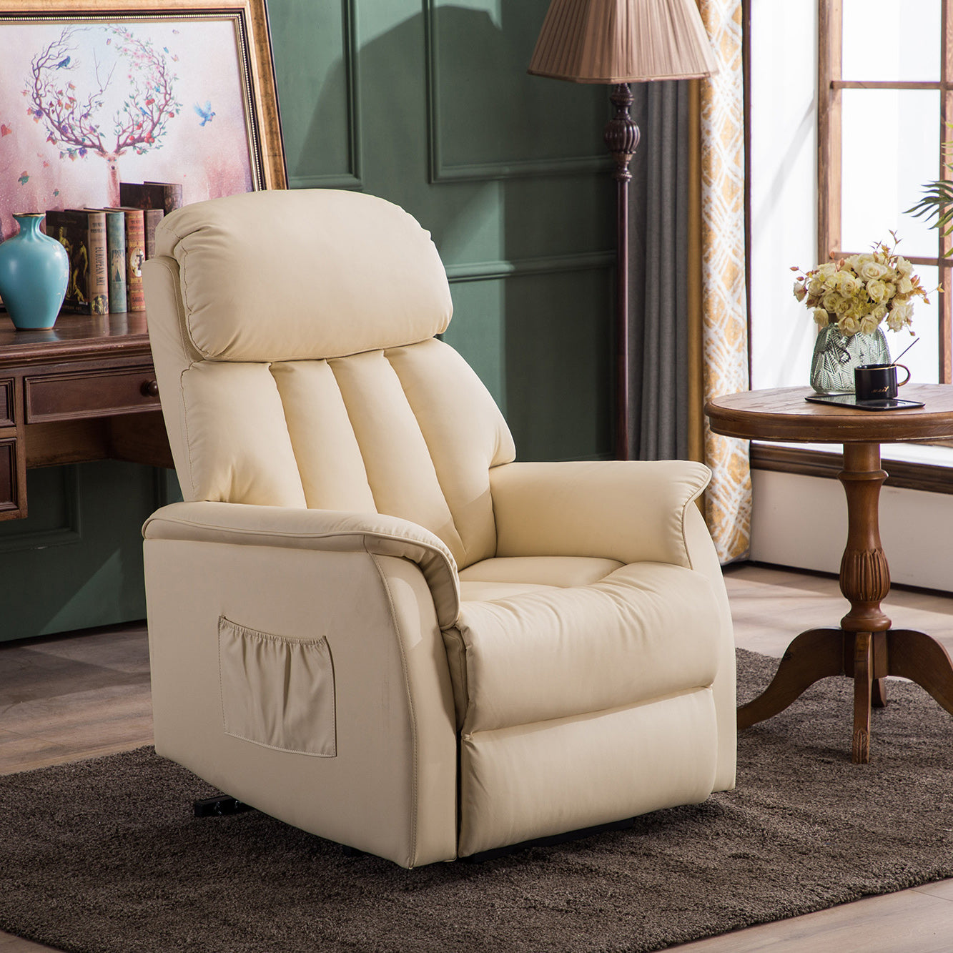 MCombo Elektrisch Aufstehhilfe Fernsehsessel Relaxsessel elektrisch verstellbar 7299