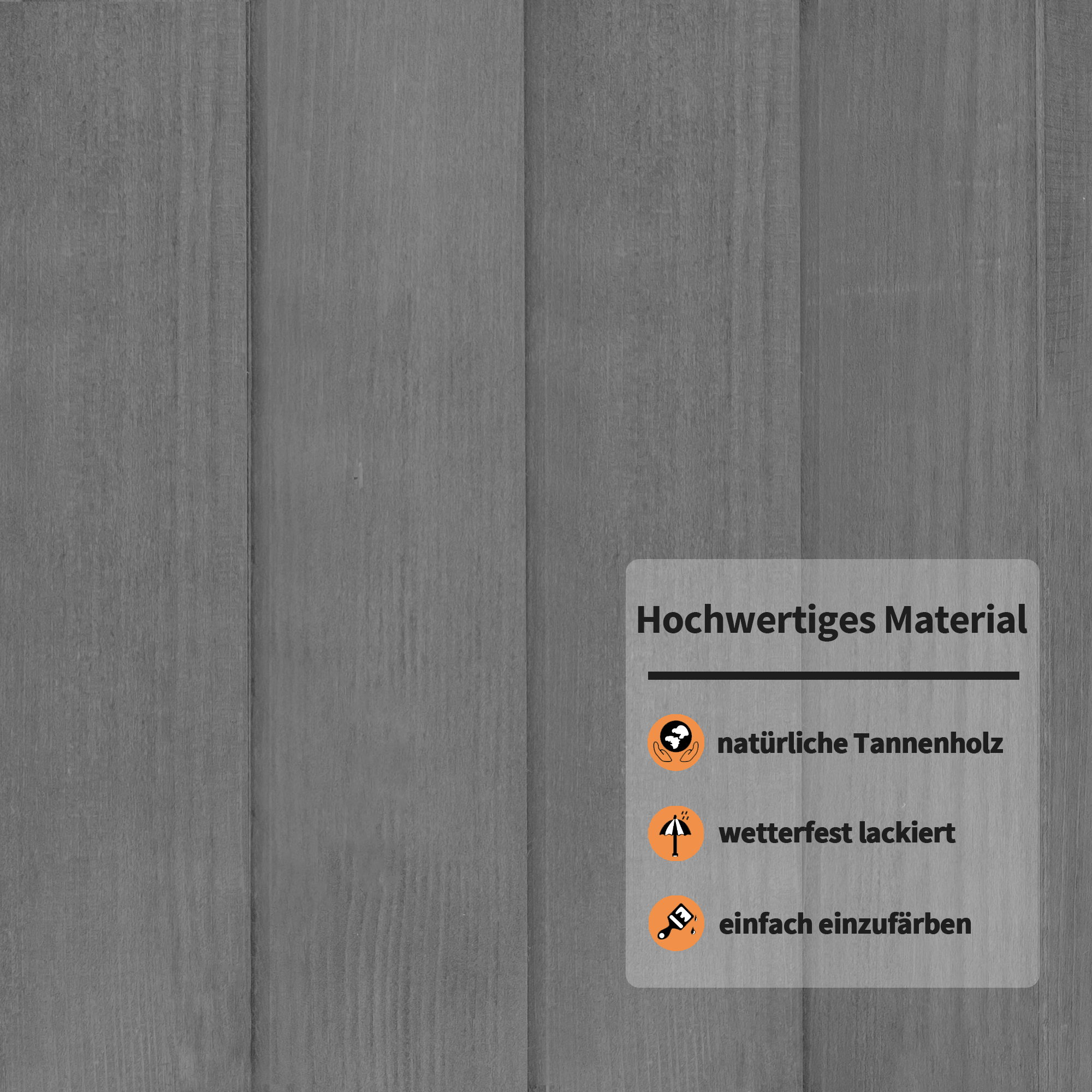M MCombo greenhouse cold frame made of wood, for balcony & garden, small greenhouse attachment box winterproof, 46*76*110cm, 0760