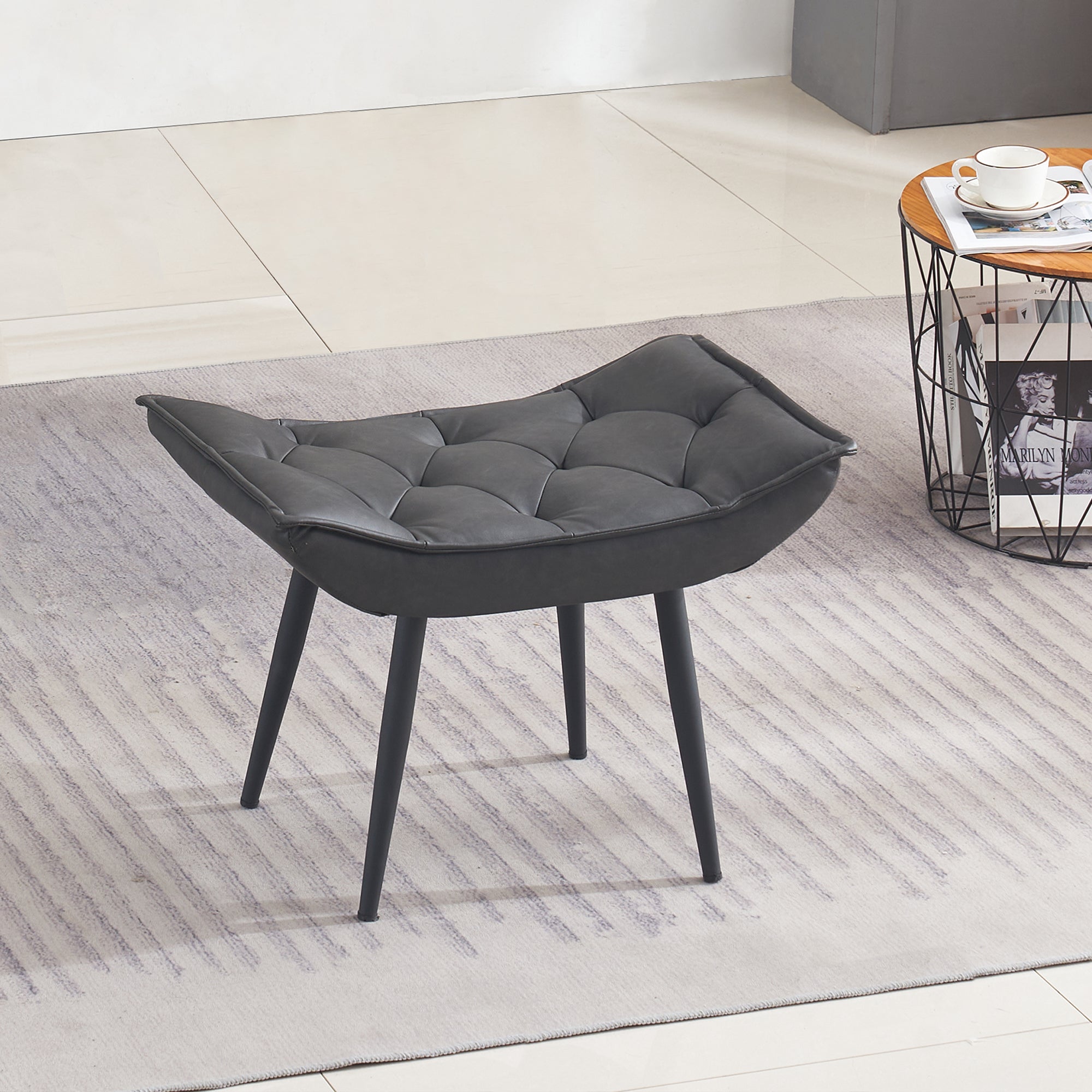 Fauteuil de relaxation MCombo en microfibre 4778, 4779, avec ou sans repose-pieds