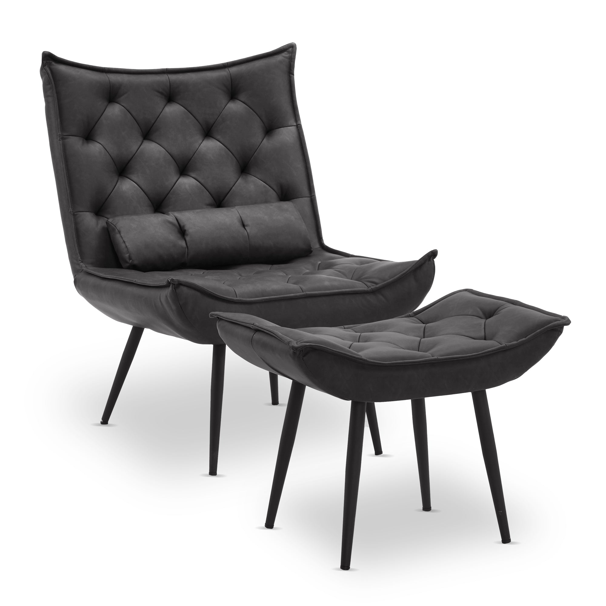 Fauteuil de relaxation MCombo en microfibre 4778, 4779, avec ou sans repose-pieds