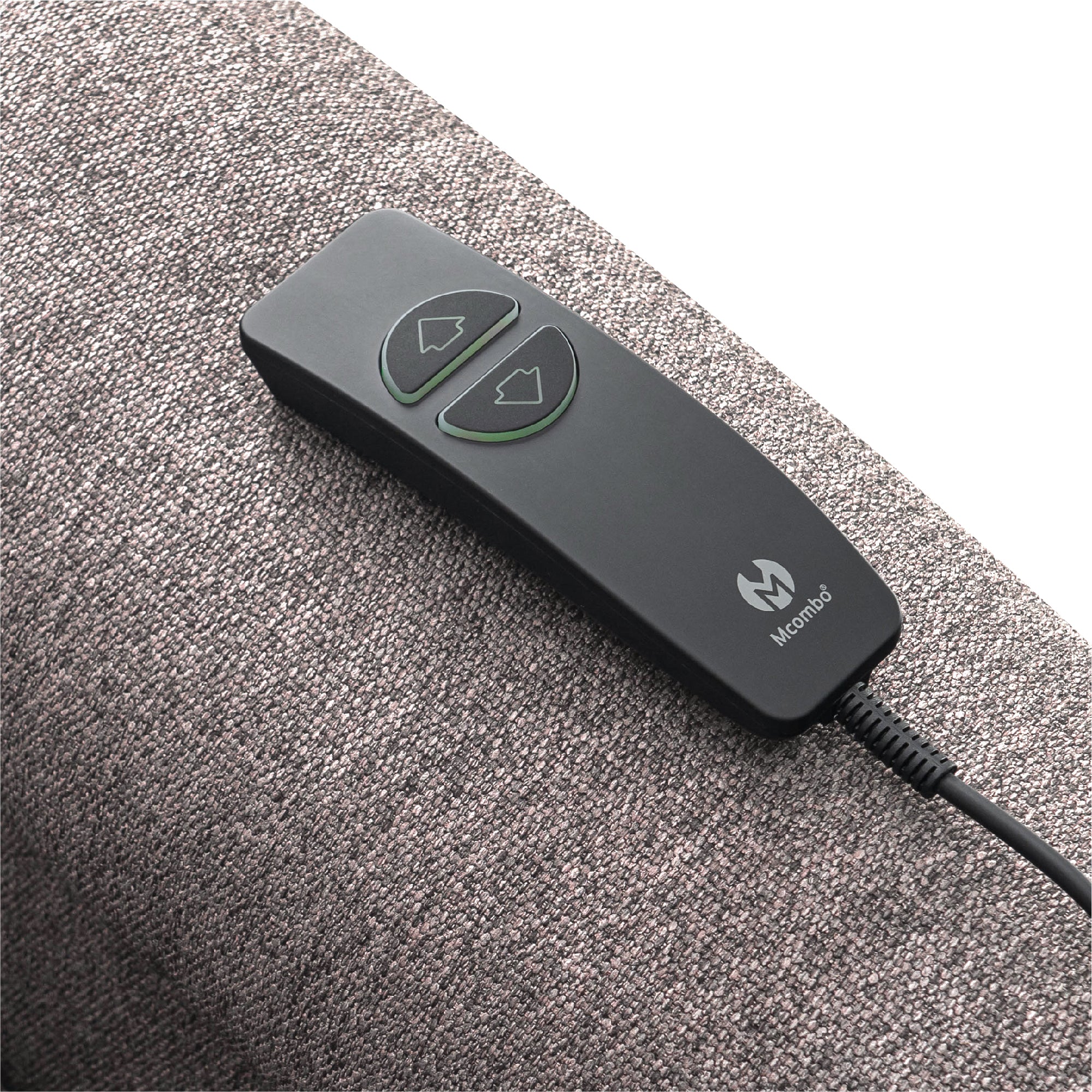 MCombo armchair accessories replacement remote control, for the recliners 7040/7288 /7286/7299/7190/ 7061 /7070, with 5-pin connection, 2 LED buttons, black, 15.5 × 4.8 × 2 cm