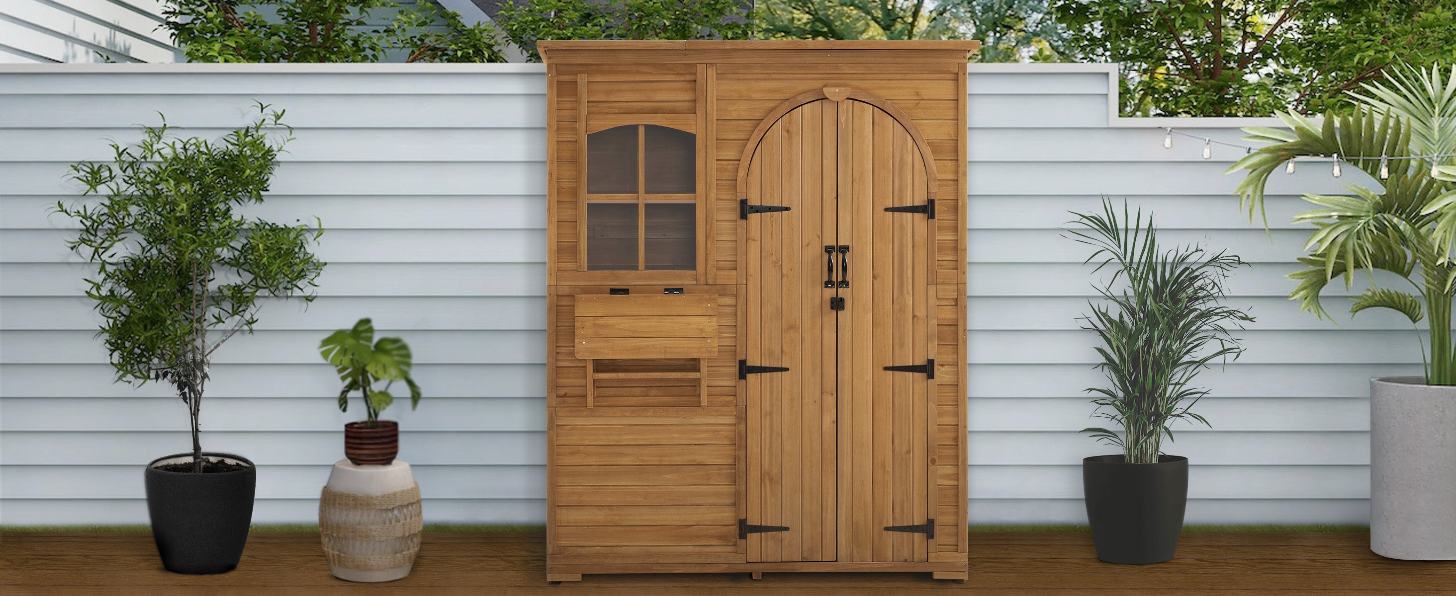 Geräteschrank & Pflanztisch