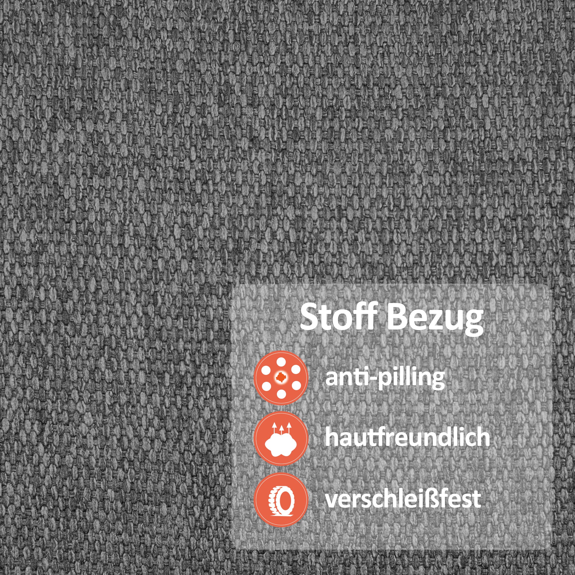 M MCombo Fernsehsessel Elektrisch Verstellbar, Relaxsessel mit Liegefunktion, Recliner Chair, Seitentasche & Haltebänder,  Sessel Wohnzimmer, 7089 (Grau)