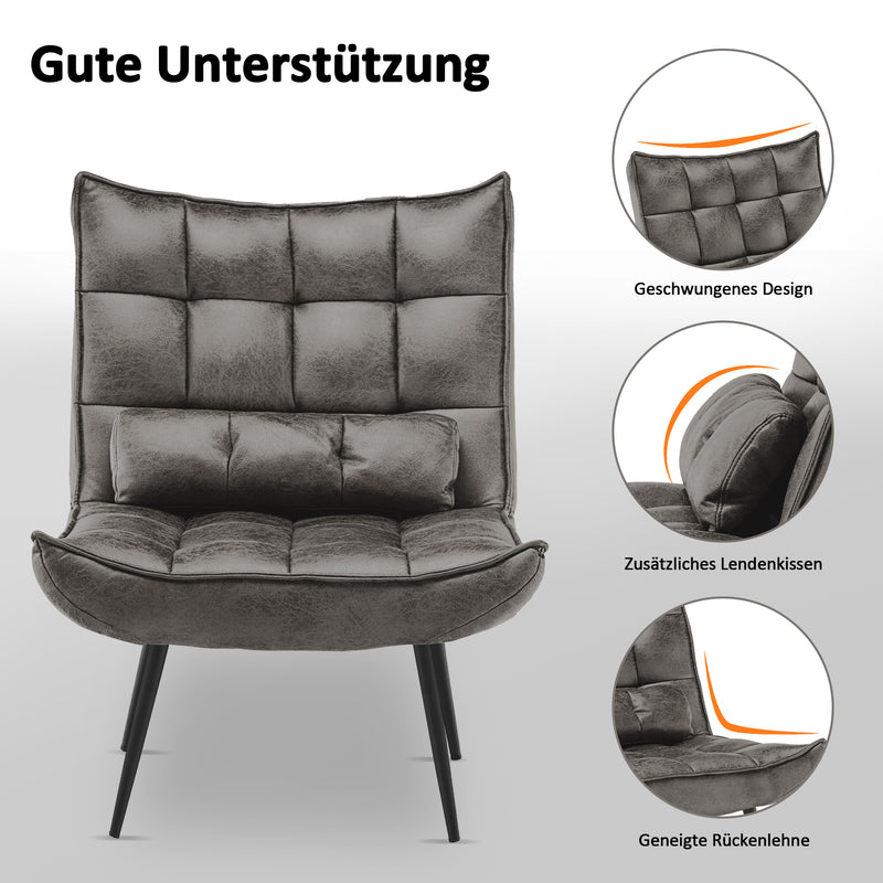 MCombo Relaxsessel Fernsehsessel Sessel Mikrofaser 4778, 4779, mit / ohne Hocker