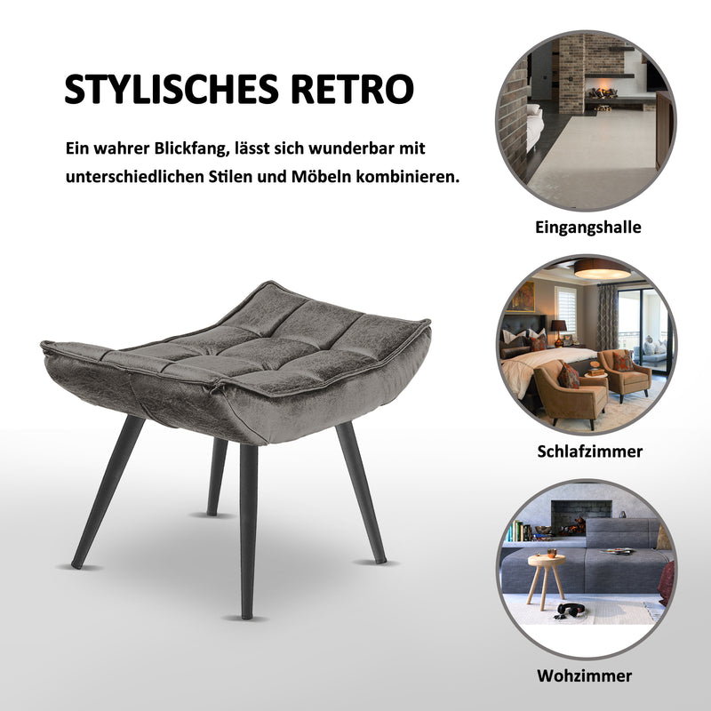 MCombo Relaxsessel Fernsehsessel Sessel Mikrofaser 4778, 4779, mit / ohne Hocker