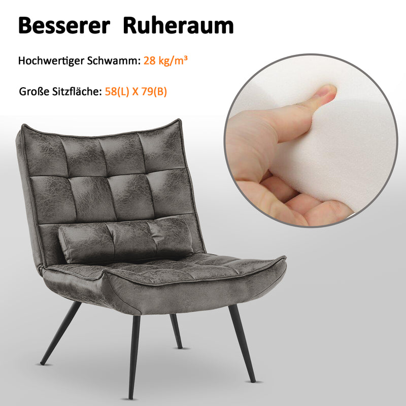 MCombo Relaxsessel Fernsehsessel Sessel Mikrofaser 4778, 4779, mit / ohne Hocker