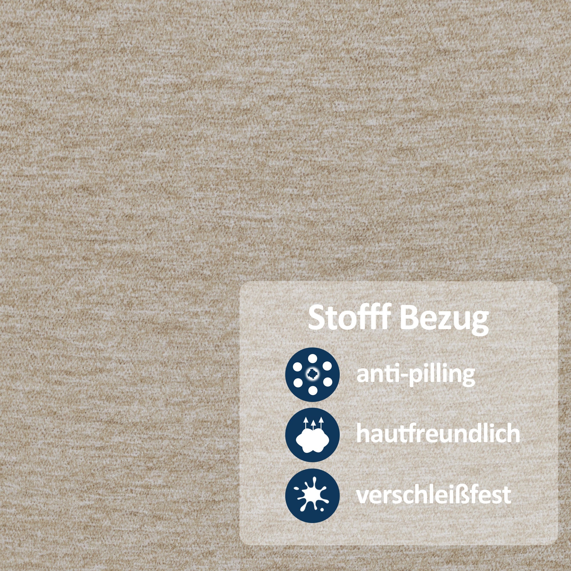 M MCombo Relaxsessel mit Liegefunktion, Lesesessel, 360° Drehbarer Fernsehsessel mit Hocker, mit Verstellbares Kopfkissen, Lendenkissen & Seitentasche, TV-Sessel für Wohnzimmer, 9046