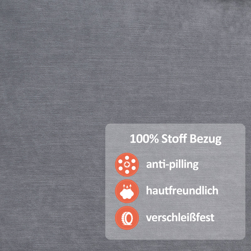 M MCombo Relaxsessel Fernsehsessel mit Liegefunktion Manuell, Massagesessel mit Wärmefunktion, TV Sessel mit Wippfunktion & Drehfunktion, 270° Drehbar, Wohnzimmer Schlafzimmer, 7013