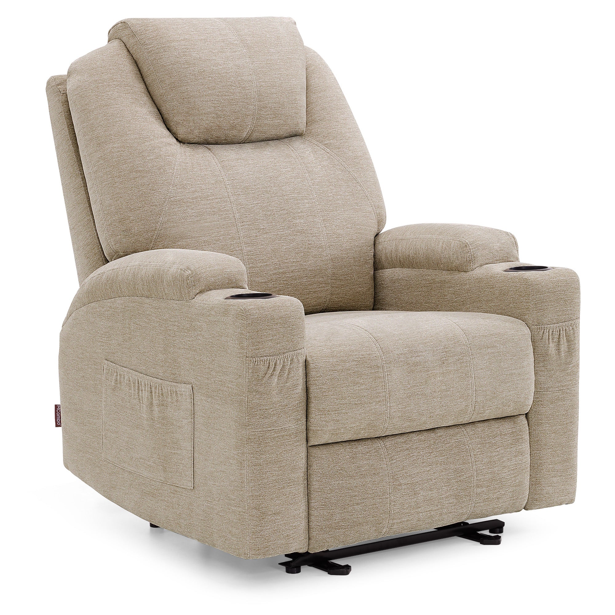 MCombo Elektrisch Relaxsessel Massagesessel Fernsehsessel Liegefunktion Vibration Heizung 7061