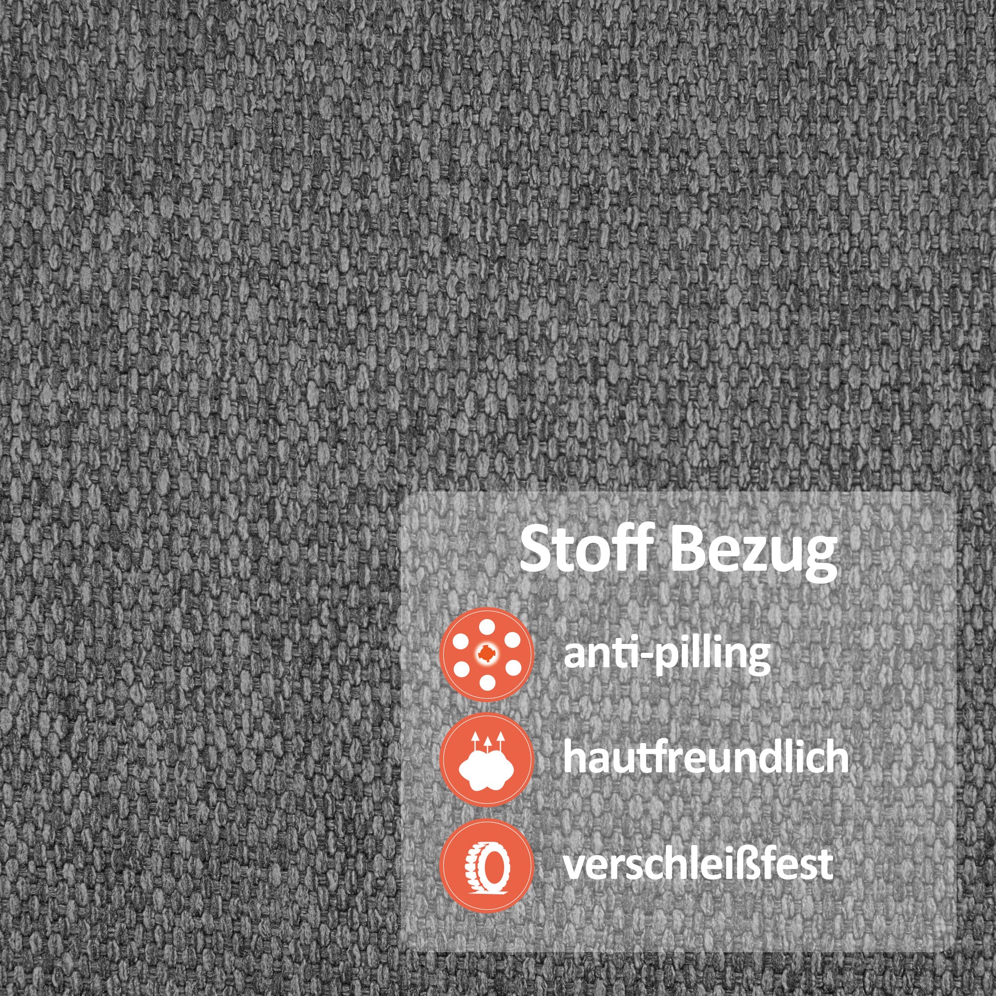 M MCombo Fernsehsessel Elektrisch Verstellbar, Relaxsessel mit Liegefunktion, Recliner Chair, Seitentasche & Haltebänder,  Sessel Wohnzimmer, 7089 (Grau)