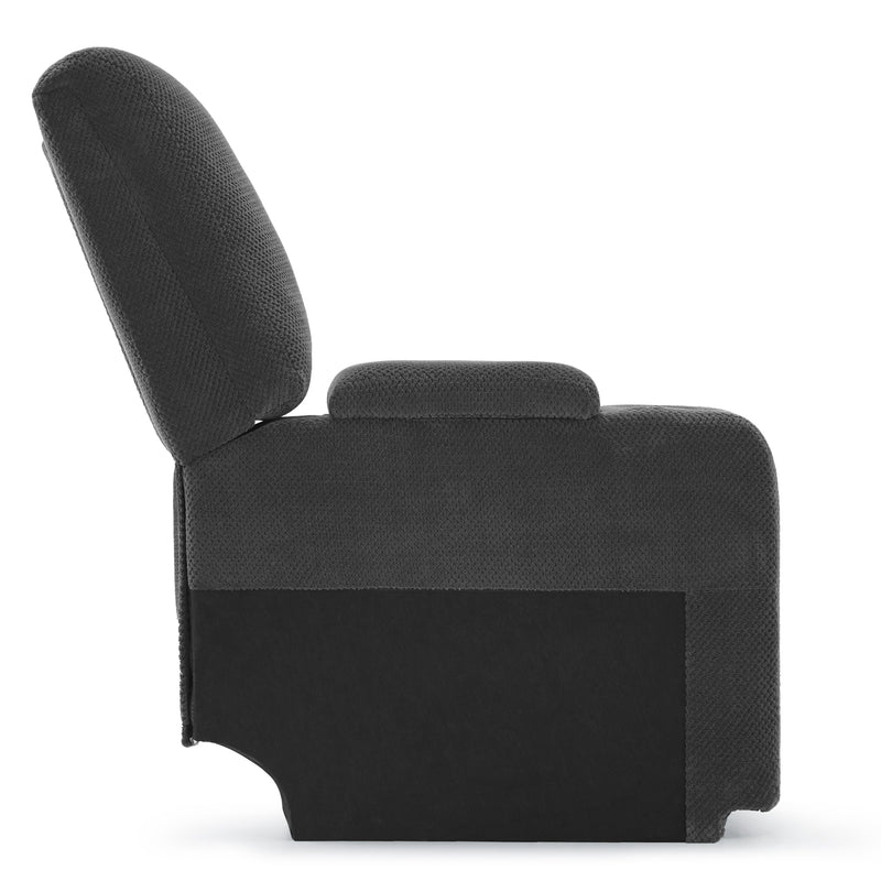 M MCombo Ersatzteil Konsole für Elektrisch 2 Sitzer Sofa 7009, Stauraum & Getränkehalter (Grau)