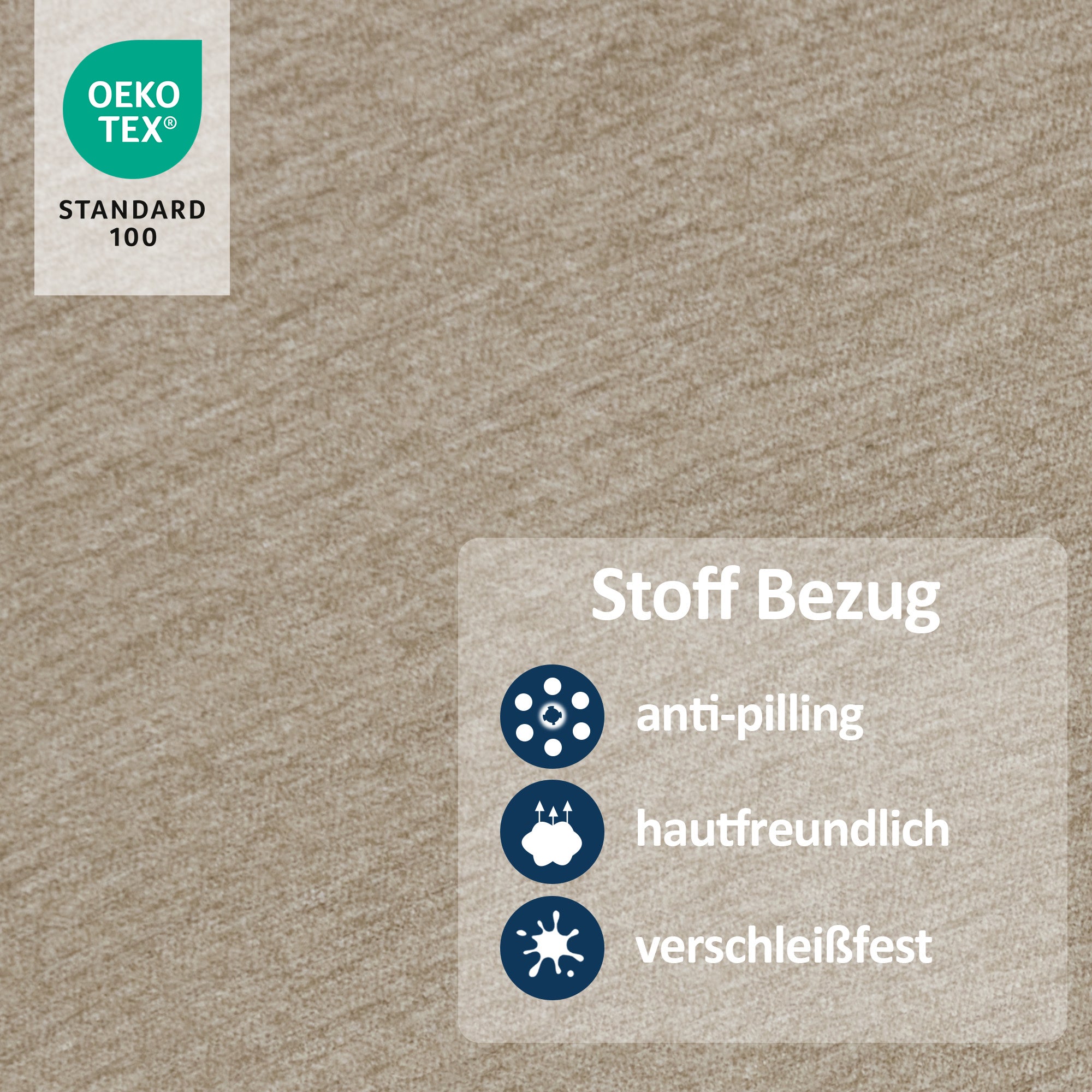 MCombo Relaxsessel mit Hocker, 360°drehbarer Fernsehsessel mit Liegefunktion, bis 120 Kg belastbarer TV-Sessel, moderner Ruhesessel für Wohnzimmer, 9019