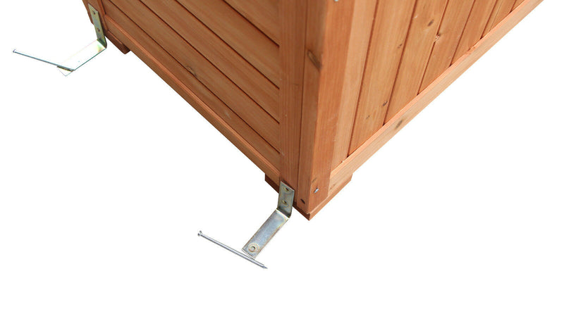 MCombo Gartenschrank Outdoor-Schrank Werkzeugschrank Geräteschuppen Holz 1280