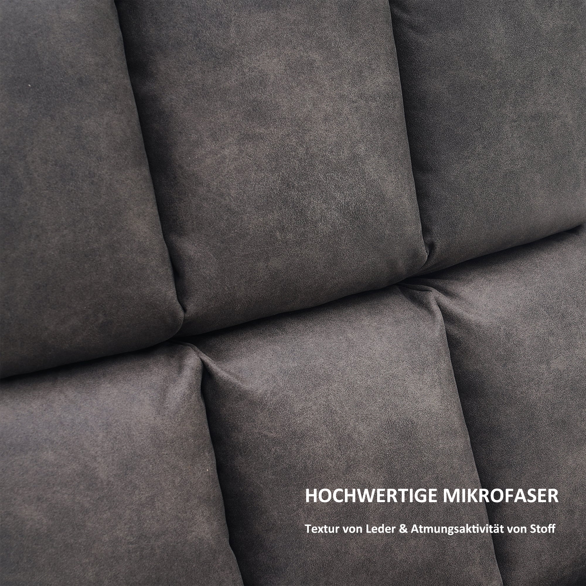 MCombo armchair with stool, relaxation armchair for living room, modern TV armchair, lounge chair, microfibre/velvet, 0016/0014
