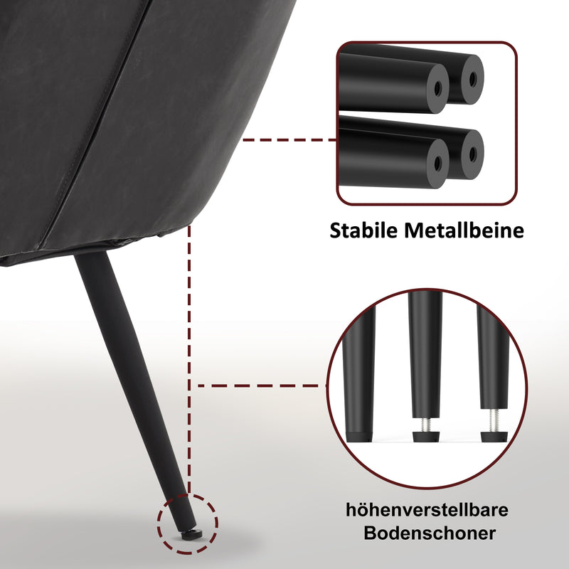 MCombo Relaxsessel Fernsehsessel Sessel Mikrofaser 4778, 4779, mit / ohne Hocker