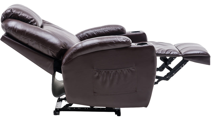 MCombo Elektrisch Relaxsessel Massagesessel Fernsehsessel Liegefunktion Vibration Heizung 7061