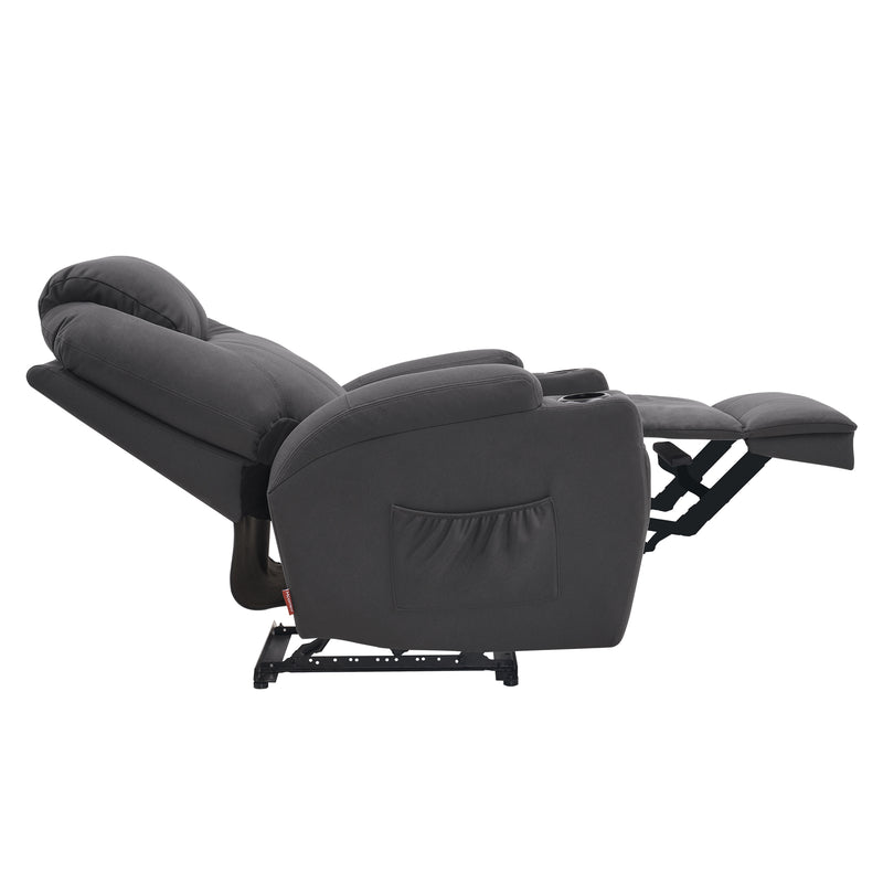 MCombo Elektrisch Relaxsessel Massagesessel Fernsehsessel Liegefunktion Vibration Heizung 7061