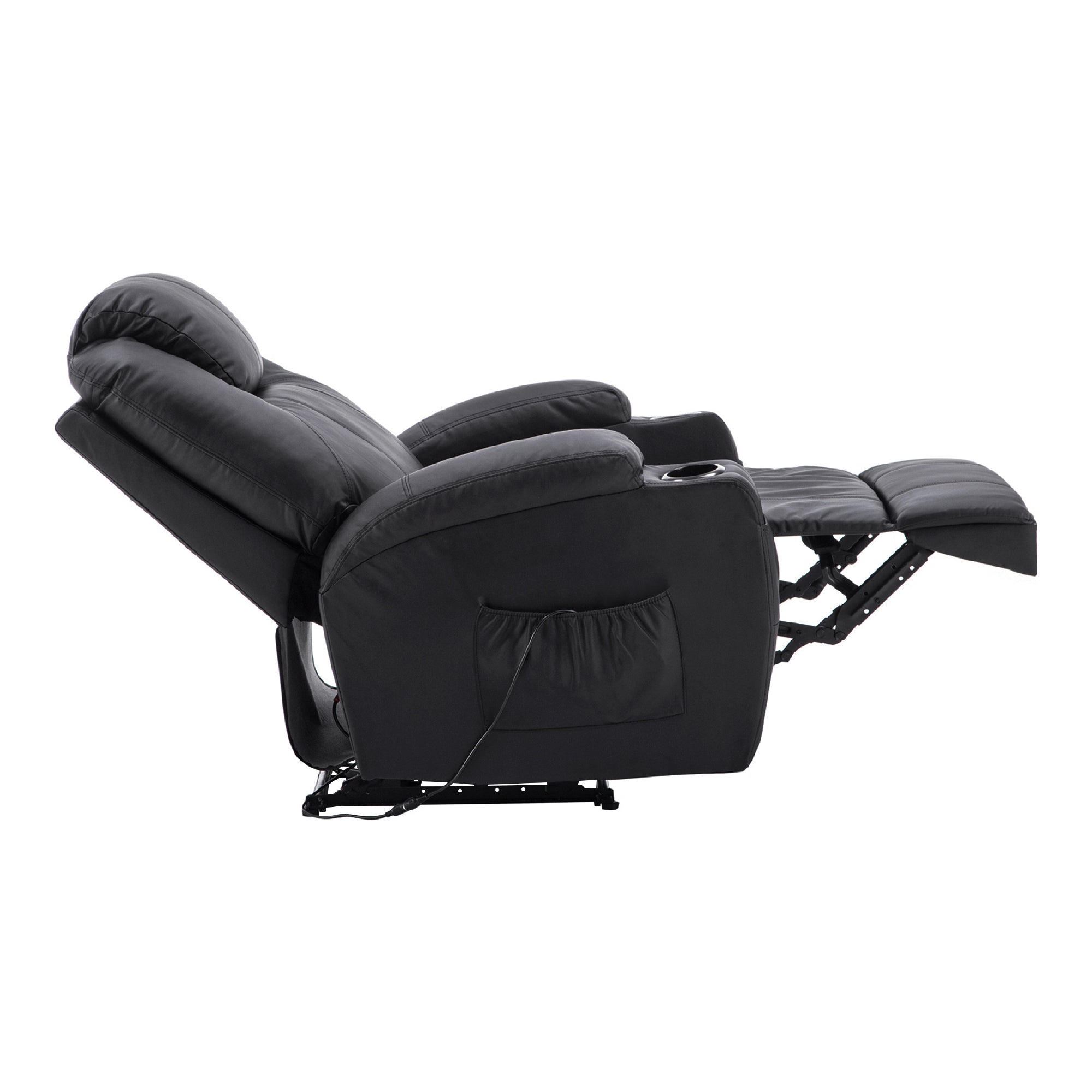 MCombo Elektrisch Relaxsessel Massagesessel Fernsehsessel Liegefunktion Vibration Heizung 7061