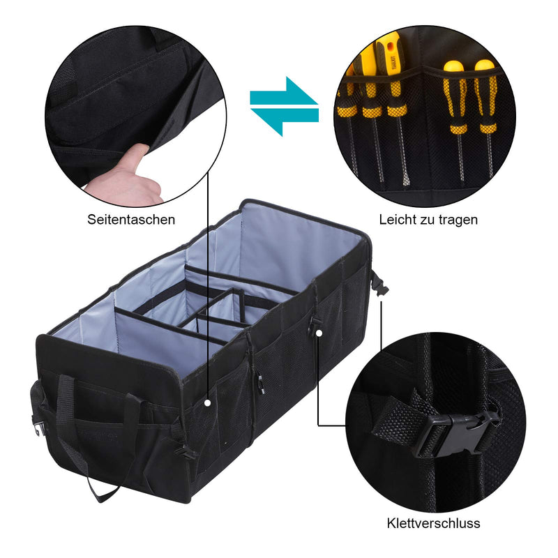 MCombo Kofferraumtasche Aufbewahrungsbox Faltbare Multifunktionsbox Oxfordstoff OG01
