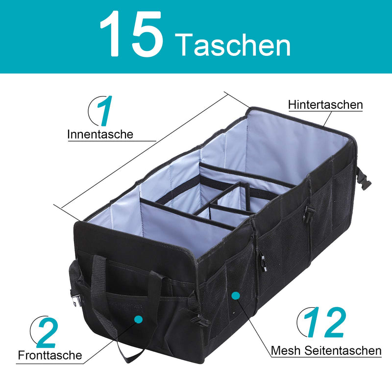 MCombo Kofferraumtasche Aufbewahrungsbox Faltbare Multifunktionsbox Oxfordstoff OG01