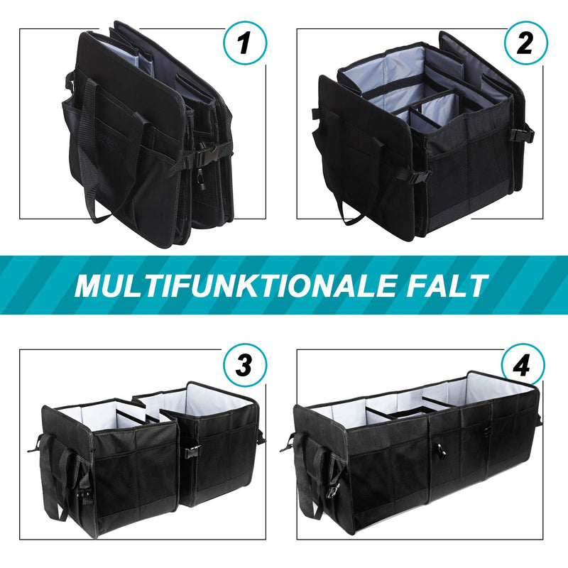 MCombo Kofferraumtasche Aufbewahrungsbox Faltbare Multifunktionsbox Oxfordstoff OG01