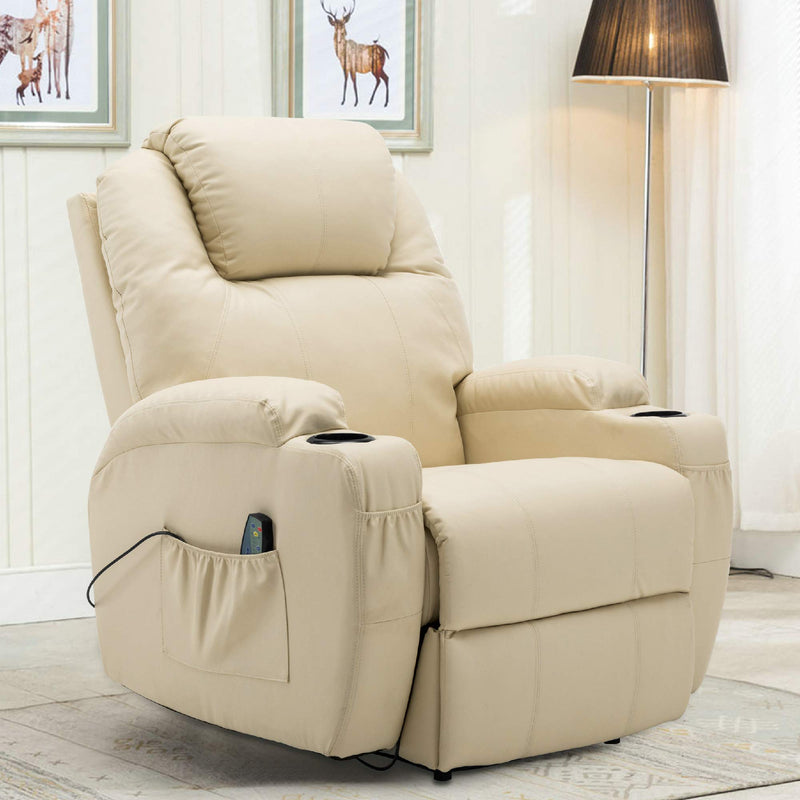 MCombo Massagesessel Fernsehsessel Relaxsessel mit Vibration+Heizung 7021